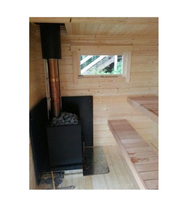 Piec do sauny tunelowy na drewno - Kota Kuru 14 ST 6-14m3