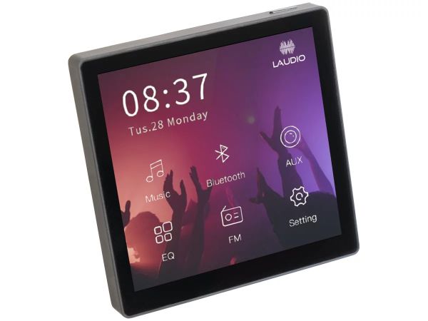LAUDIO W20BT – Odtwarzacz ścienny z wyświetlaczem Bluetooth FM USB 2 x 20W