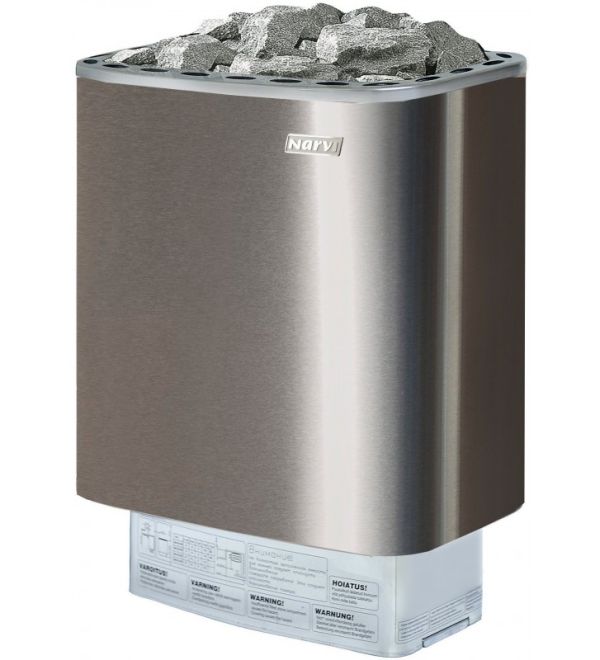 Piec Narvi OY - NME 900 Stal nierdzewna szczotkowana