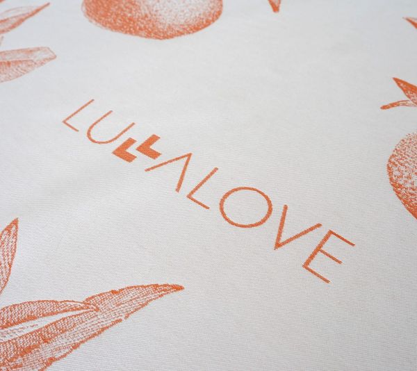 Ręcznik bambusowy POMARAŃCZE 75x150 cm Lullalove