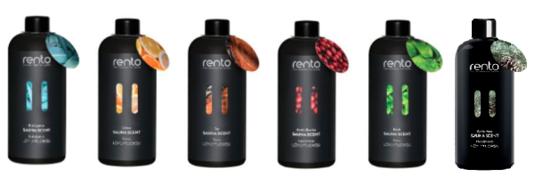 Zestaw aromatów do sauny RENTO  - 6 x 400ml
