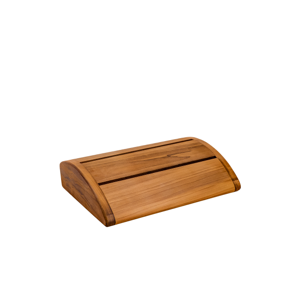 Podgłówek zagłówek thermo osikowy owalny do sauny 345x255x80