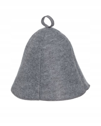 Czapka do sauny szara filcowa