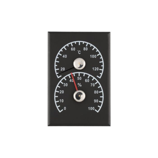 Termo higrometr czarny 4Living 