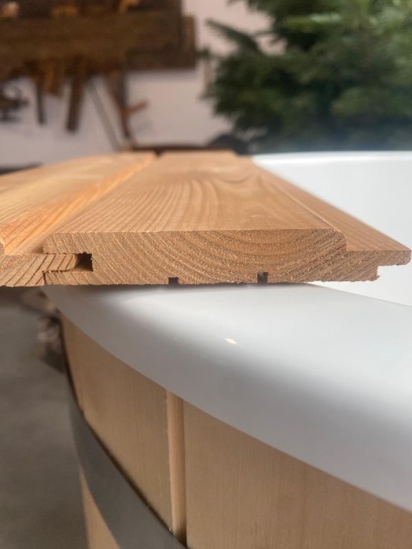 Boazeria do sauny Thermo Sosna profil STP 14x88x2400mm Klasa AB +