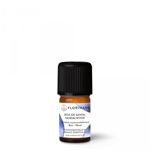 Organiczny olejek eteryczny Florihana Drzewo Sandałowe - Santalum Album (Austrocaledonicum) 5g