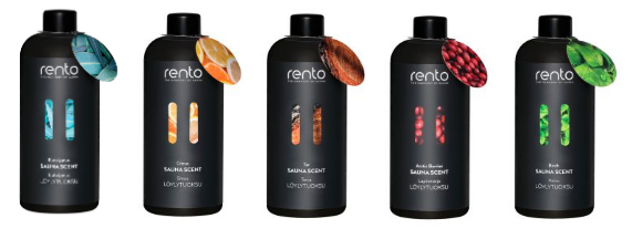 Zestaw aromatów do sauny RENTO 5szt. x 400ml