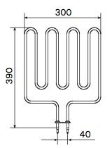 Grzałka Harvia - do pieca Topclass KV60 (E) ZSK-700 2000W/230V